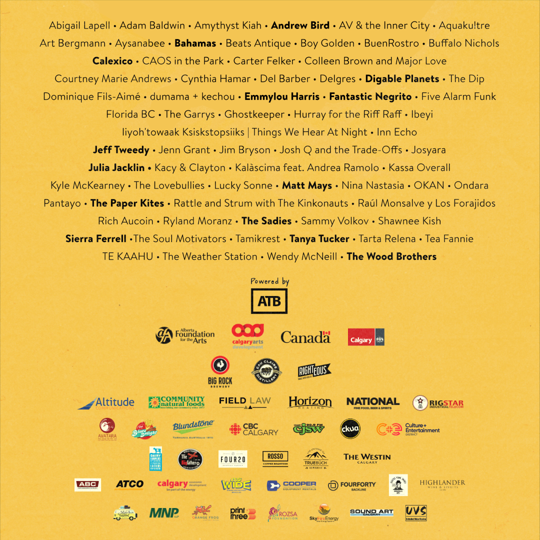 Calgary Folk Music Festival promotional poster 02